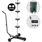 Monzana Velgenboom Verrijdbaar Tot 225mm Incl. Beschermhoes en Accessoires Zwart