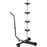 Monzana Velgenboom Verrijdbaar Tot 225mm Incl. Beschermhoes en Accessoires Zwart