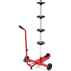 Monzana Velgenboom - Verrijdbaar tot 225mm incl. Rem - Rood
