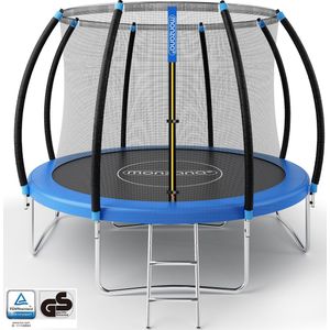 Monzana Trampoline - 305cm Incl Veiligheidsnet Rand Ladder - Blauw