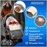 Babyfußsack Marine Kinderwagen geeignet mit Beutel