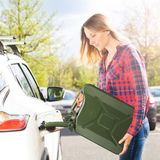 Monzana Jerrycan Benzine – 3 Stuks a 20 Liter – Olijfgroen