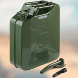 Monzana Jerrycan Benzine – 3 Stuks a 20 Liter – Olijfgroen