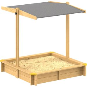 Sandkasten Fritzi 140x140x120cm inkl Sonnendach