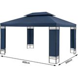 Paviljoen Elda Blauw XXL 3x4 Meter