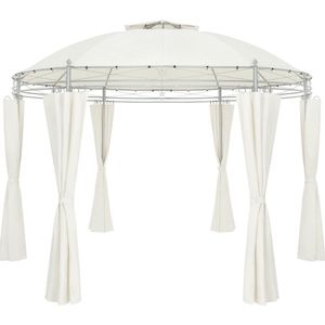 Casaria Paviljoen Toscana Ø350cm - UV-bescherming 50+ - Beige