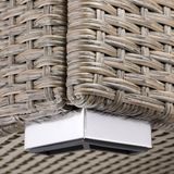 Casaria Polyrattan Kussenbox - 318 L met Deksel - 75x75x70cm Beige