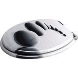 Casaria - Toilettendeckel mit doppelter Absenkautomatik mdf rostfreie Metall Scharniere wc Sitz 175kg Belastbar Antibakteriell Toilettensitz