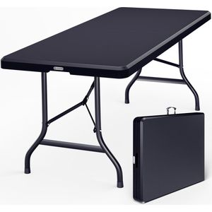 Klaptafel Antraciet Kunststof 183x75x73cm Inklapbaar