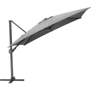 KETTLER Easy Turn - Zweef parasol - 300x300cm - incl. kruisvoet incl. hoes