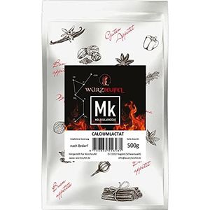 Calciumlacaat, calciumlacaat, E327. Fijn granulaat. 99,99% zuiver. Voor het versterken van natriumalginaat, pectine. Moleculaire keuken. PE - zak 1000 g (1,0 kg)