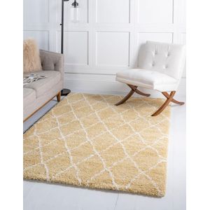 Teppich ""Temara Shag"" Rechteckig Gelb CA10370