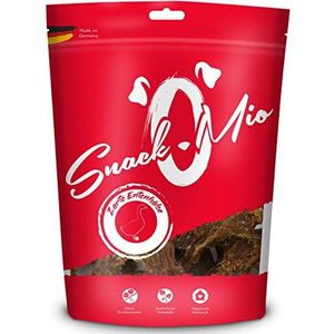 SnackOMio Premium Hondensnack, malse eendenhalzen, graanvrij, 1 x 500 g
