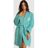 Carlo Colucci, Dames, Nachtkleding & Lounge, Groen, Maat: S Katoen,