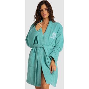 Carlo Colucci, Dames, Nachtkleding & Lounge, Groen, Maat: S Katoen,