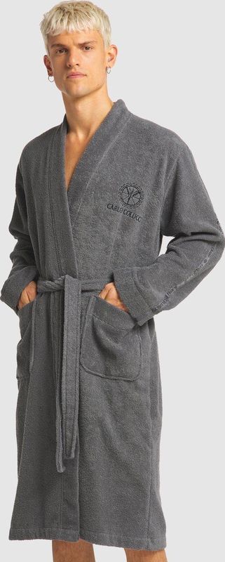 Carlo Colucci - Kimono - Grijs - Katoen
