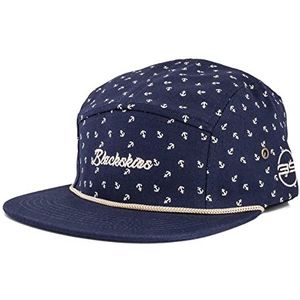 Blackskies 5-panel pet | bloemenmotief baseballcap plat vizier unisex dames heren, Harbor