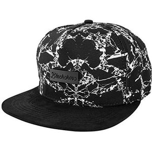 Blackskies® Fenrir Vol. II Snapback Cap Zwart Marmer Heren Dames Baseball Cap Suède Imitatie Baseball Cap