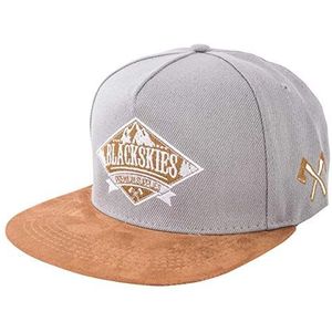 Blackskies Snapback Cap heren dames Baseball Cap Suede BaseCap