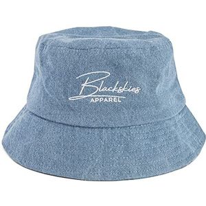Blackskies EOS Bucket Hat | Uniseks denim zonnehoed voor dames en heren, Eos lichtblauw