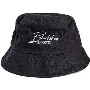 Blackskies EOS Bucket Hat | Uniseks denim zonnehoed voor dames en heren, Eos zwart