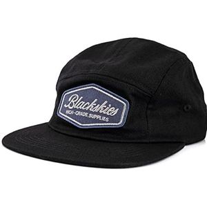 Blackskies Oasis Pet met 5 panelen, uniseks, premium baseballpet, snapback, verstelbaar, eenheidsmaat, oasis pech black, Eén maat