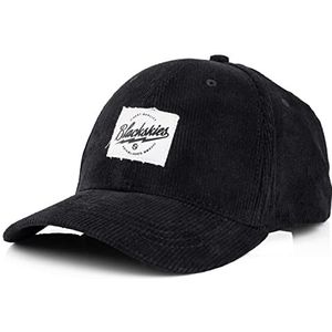 Blackskies Cordstoff Baseball Cap | Heren Dames Paraplu Premium Snapback Pet Basecap Cap, ebbenhout, Eén maat