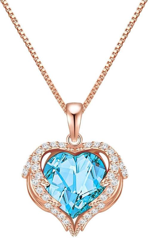 Rafaela - Donata - Halsketting - Roségoud - Magic Heart - Met Swarovski Kristallen