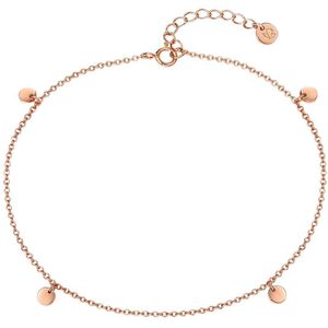 Glanzstücke München Damen-Fußkette 925er Silber One Size Roségoud 32016402