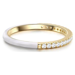 Glanzstücke München Dames-Damesring 925 Zilver Zirkonia 50 Wit 32021142