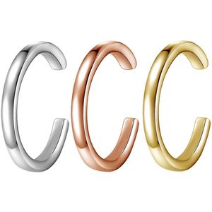 Glanzstücke München - Ohrklemme Sterling Silber in Silber/Gelbgold/Roségold Ohrringe 1 ct Damen (49.99 € / 1 ct)