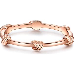 Gems München - Dames Ring - 925 Sterling Zilver - Roségoud