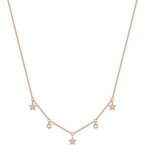 Eastside - Ankerketting - Roségoud - Dames - Ster Motief - 40 cm