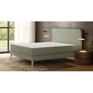 Emma Signature Boxspring Bed 140x200 - Mint Groen