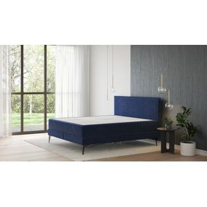 Emma Signature Boxspring Bed 160x200 - Indigo Blue