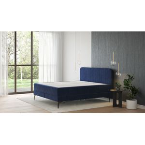 Emma Signature Boxspring Bed 180x200 - Indigo Blue