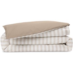 Emma - Percal Dekbedovertrek - Beige - 140x200 cm
