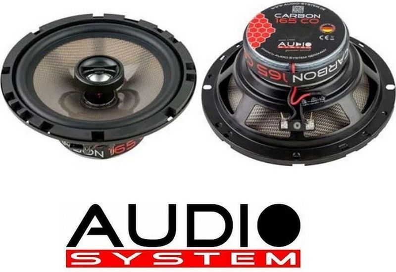Audio System - Carbon-Series - Coaxiaal Systeem - 165 mm - PP-Membraan