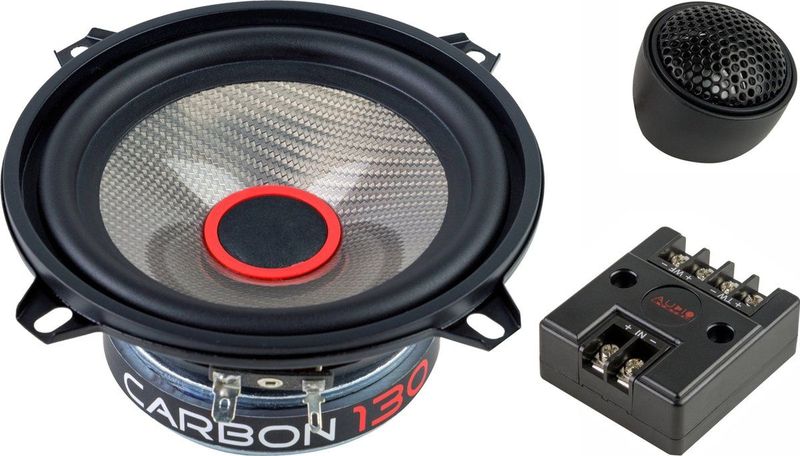 Audio System - Carbon-Series - Composet - Zwart - 165 mm - 220 Watt
