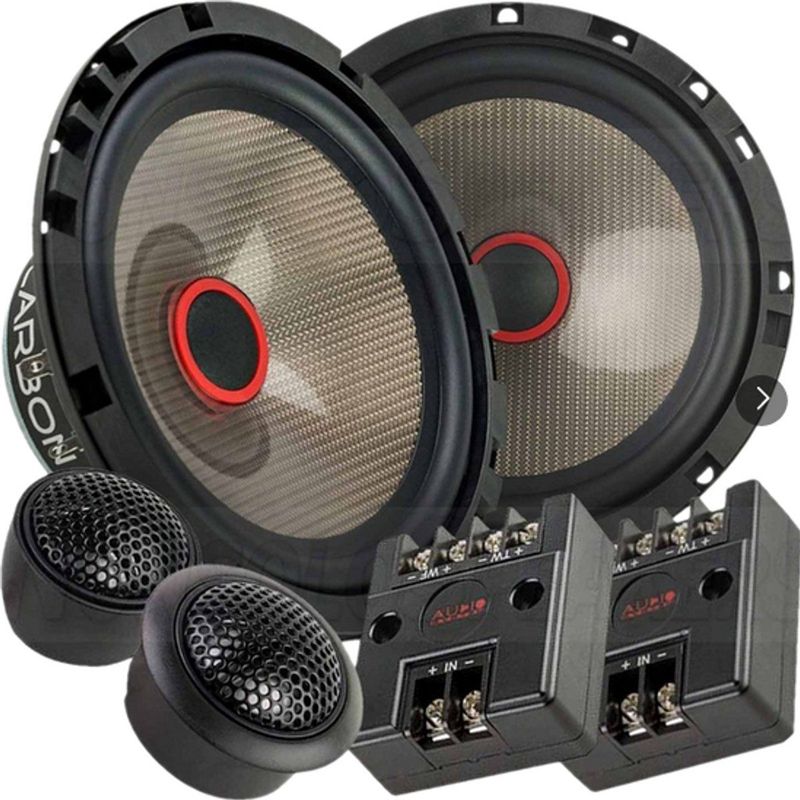 Audio System - Carbon-Series - 165 mm 2-Weg Composet - Vermogen 240 Watt - Universeel