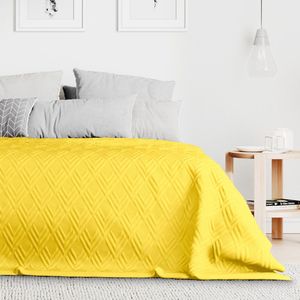 AmeliaHome Sprei met pompons 220x240 cm bedsprei dubbelzijdig ultrasoon stiksel polyester Meadore poederroze