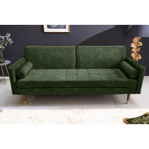 Lounge slaapbank groen 196 cm