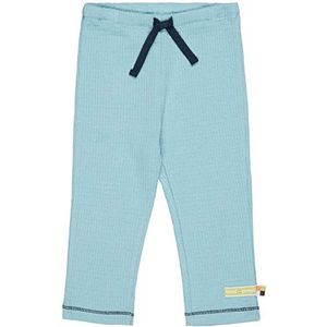 loud + proud Uniseks babywafels, GOTS gecertificeerde broek, lagoon, 62/68 cm