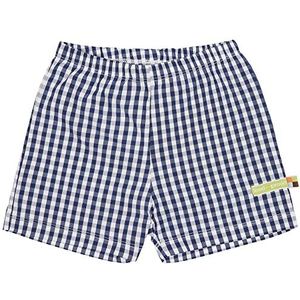 loud + proud Uniseks kinderen Vichy-ruit, GOTS-gecertificeerde shorts, Ultramarijn, 62/68 cm