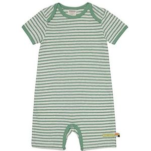loud + proud Uniseks kinderspelerstrepen met linnen, GOTS-gecertificeerd romperbroek, bamboe, 50/56