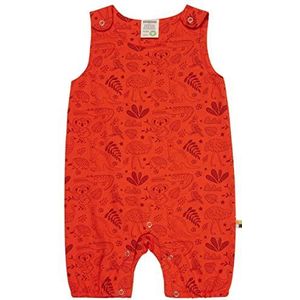 loud + proud Uniseks kinderspeleropdruk, GOTS-gecertificeerde romperbroek, koper (copper), 74/80 cm