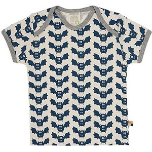 loud + proud Uniseks kinderprint, GOTS-gecertificeerd, Made in Germany T-shirt, Ultramarijn, 98-104