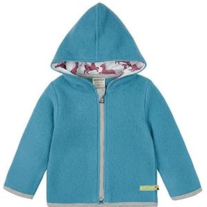 loud + proud Uniseks wollen fleece voor kinderen, GOTS-gecertificeerd jack, Top, 86-92