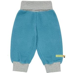 loud + proud Uniseks wollen fleece voor kinderen, GOTS-gecertificeerde broek, Topaz, 60