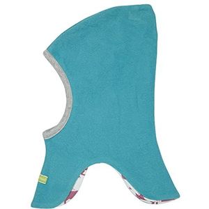 loud + proud Meisjes fleece muts GOTS 122/128 gecertificeerd, Topaas